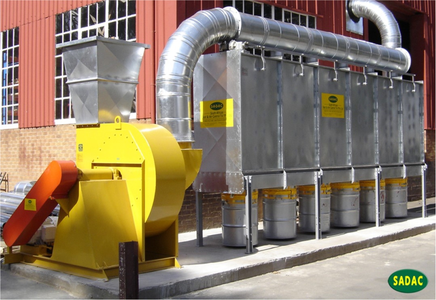 SADAC Model DM4-30 and Wet Scrubber Lab mineral sampling
