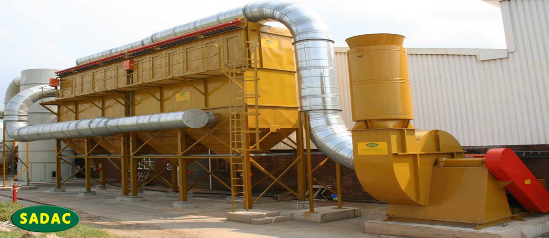 3x SADAC Model 330-125-3500 units installed in series with common fan